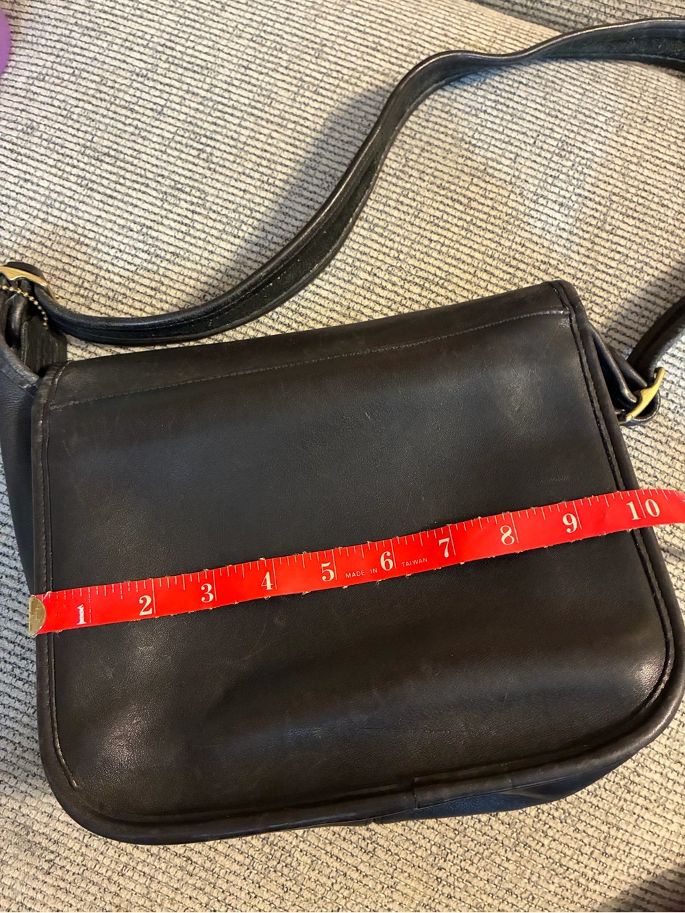 Vintage Coach Black Leather B5B – 9170 Bag - Picture 9 of 16
